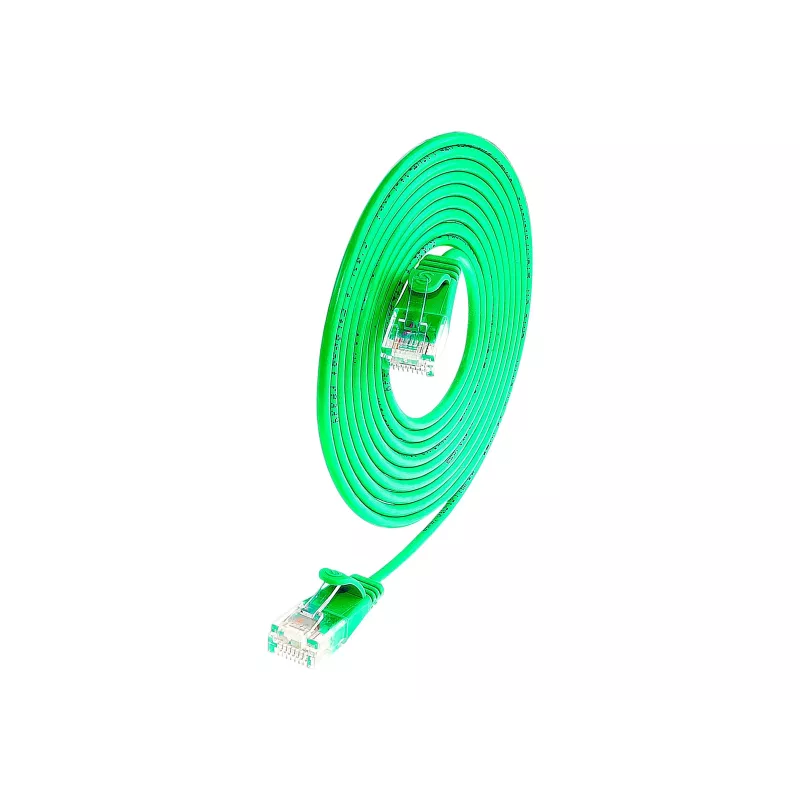 Wirewin SLIM UL6 1 GN - Cabo patch Cat.6 Slim, U/UTP, 1,0 m, verde PKW-LIGHT-K6 1.0 GN