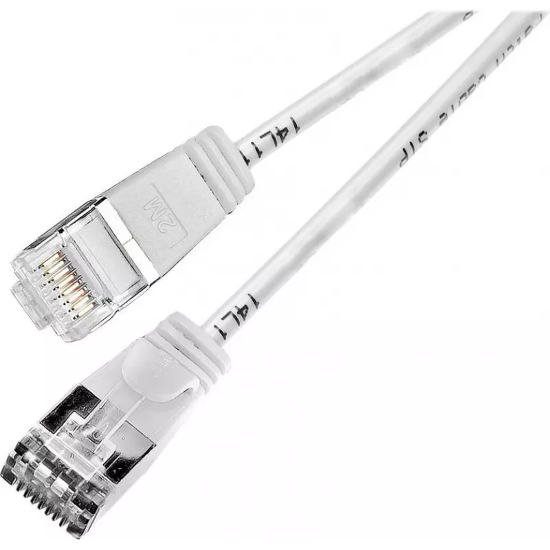Cabo patch Wirewin Triotronik PKW-LIGHT-STP-K6 5.0 WS - Cat6 STP, ficha/ficha RJ-45, 5m, branco