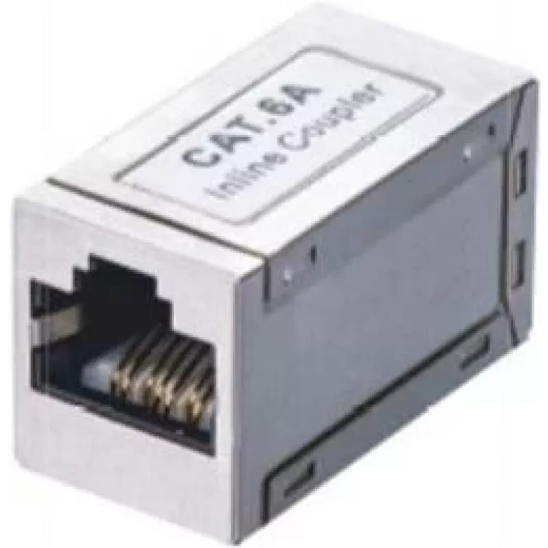 Acoplamento keystone blindado Wirewin WKUP KAT6A STP RJ45 fêmea para fêmea