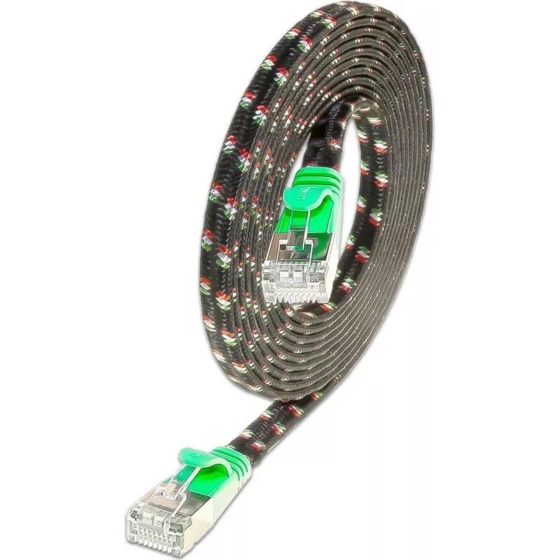 Wirewin SLIM ST6 1 GN - Cabo Cat.6 Slim-Tough, F/FTP, 1,0 m, verde PKW-TOUGH-STP-K6 1.0 GN