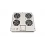Unidade de ventilação de teto para rack 19 polegadas Wirewin FAN ROOF 4V, 4 ventoinhas, 230V, 960 m³/h, cinzento-claro