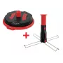 Runpotec Professional desenrolador de cabo com conjunto de mandril multifunções 10174