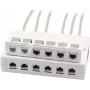 Wirewin 2x caixa de superfície de 6 portas para módulos Keystone, cinzento, plástico sistema Keystone (125460)