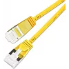 Wirewin SLIM KAT6A 10 Gigabit cabo patch Light, 0,25 m, U/FTP, Ø 3,8 mm, amarelo, pack de 50 (SLIM-LS-K6A 0.25 YE 50)