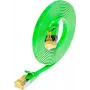 Wirewin cabo patch de rede Cat6a U/FTP Slim, 0,1 m, verde, RJ45, 10Gbps PKW-STP-SLIM-K6A 0.1 GN