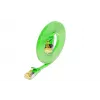 Wirewin cabo patch de rede Cat6a U/FTP Slim, 0,1 m, verde, RJ45, 10Gbps PKW-STP-SLIM-K6A 0.1 GN