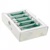 Wirewin SLIM-LS-K6A 0.1 GN 50 cabo patch Ethernet Cat6a U/FTP Slim, 0,1 m, verde, pack de 50