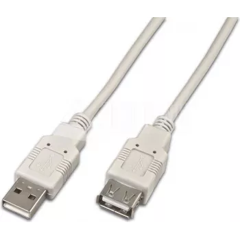 Wirewin cabo USB A-A MF 1.0 GR 1 m USB 2.0 cinzento