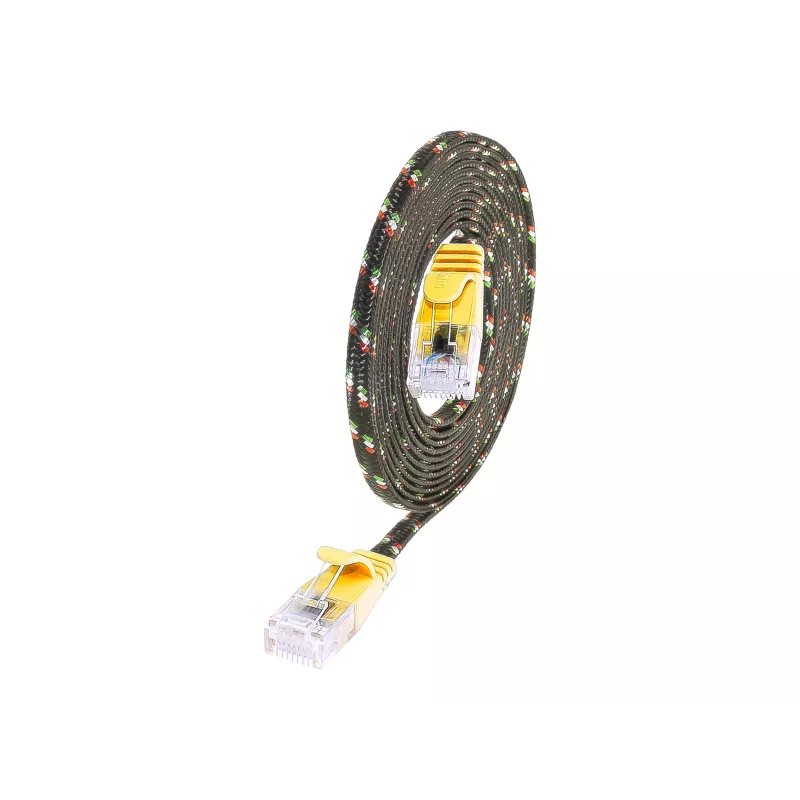 Wirewin PKW-TOUGH-K6 10.0 GE cabo patch Ethernet Cat.6 Slim, U/UTP, 10 m, amarelo