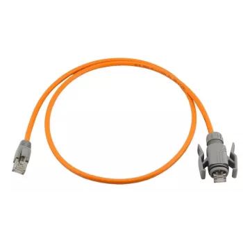 Wirewin Cabo patch Industrial Cat6A S/FTP PUR, IP67 RJ45, 1 m, laranja PKW-I1-SF-K6A-PUR 1.0 OR