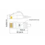 Wirewin PKW-TOUGH-STP-K6 2.0 SLIM Tough STP Cat6 U/FTP Cabo patch, 2 m, cinzento