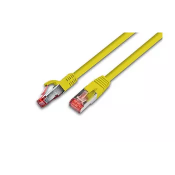 Wirewin KAT6A HQ Cabo patch, S/FTP, LSOH, amarelo, 30,0 m, RJ45 PKW-PIMF-KAT6A 30.0 GE