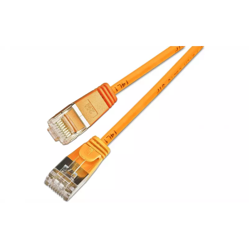 Wirewin SLIM UL6 7,5 m Cabo patch Cat.6 Slim-Light U/UTP, laranja PKW-LIGHT-K6 7.5 OR