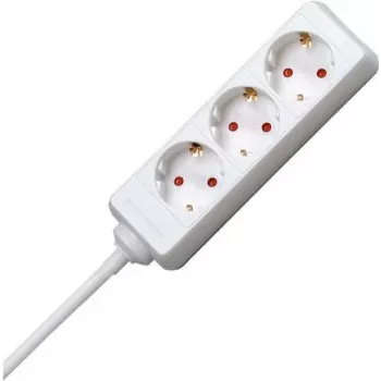HEINRICH KOPP Régua de tomadas tripla com tomadas rodadas 45°, cabo 5 m H05VV-F 3G1.5mm², 16A, 250V 128690659