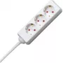 HEINRICH KOPP Régua de tomadas tripla com tomadas rodadas 45°, cabo 5 m H05VV-F 3G1.5mm², 16A, 250V 128690659