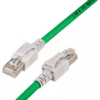 Wirewin PKL-PIMF-KAT6A 1.0 GN cabo de rede Cat6a S/FTP, 1m, verde