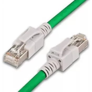 Wirewin PKL-PIMF-KAT6A 1.0 GN cabo de rede Cat6a S/FTP, 1m, verde