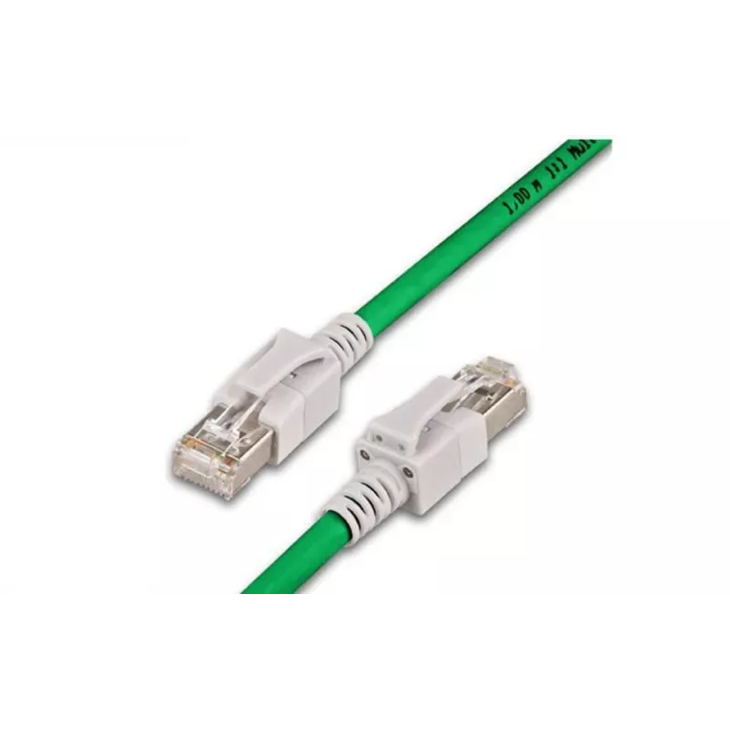 Wirewin PKL-PIMF-KAT6A 1.0 GN cabo de rede Cat6a S/FTP, 1m, verde