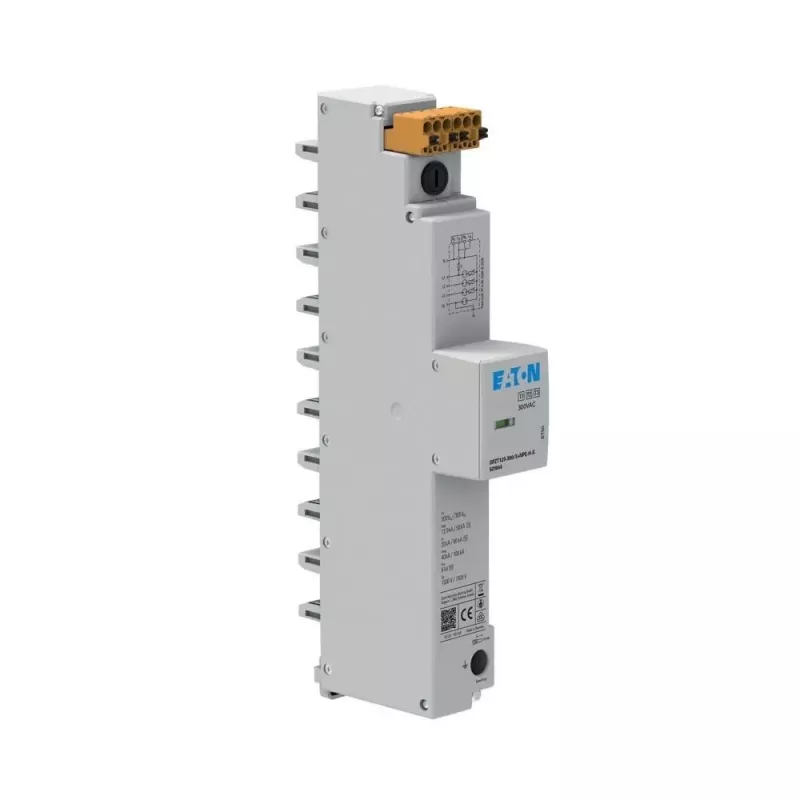 Eaton SPZT123-300/3+NPE-HS dispositivo de proteção contra sobretensões para barra coletora de 40mm, tipo 2+3, 3+NPE, 300V AC 501044