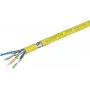 Wirewin Cat.7 cabo de instalação S/FTP, 1200MHz, LSOH3, condutor maciço, otimizado para PoE, 500m, VKW SFTP K7A L3 500SXQ