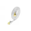 Wirewin Cat6a U/FTP cabo de rede Slim, 0,1m, branco, RJ45, 10G, 500MHz PKW-STP-SLIM-K6A 0.1 WS