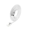 Wirewin PKW-LIGHT-STP-K6A 0.5 WS Cat 6a U/FTP Slim Round Cabo patch, PoE, 0,5 m, branco