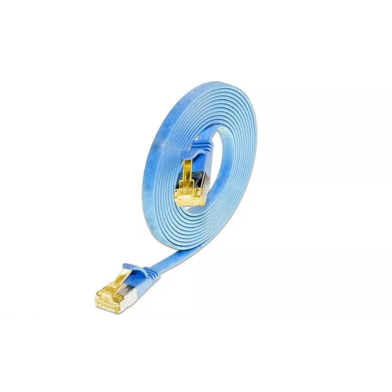 Wirewin Cabo de rede Ethernet Slim Cat6a U/FTP, RJ-45, azul, 5 m PKW-STP-SLIM-K6A 5.0 BL
