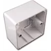 Wirewin Moldura de superfície para tomadas de dados, branco puro RAL 9010 (TKS-APR WS)