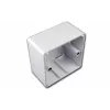 Wirewin Moldura de superfície para tomadas de dados, branco puro RAL 9010 (TKS-APR WS)