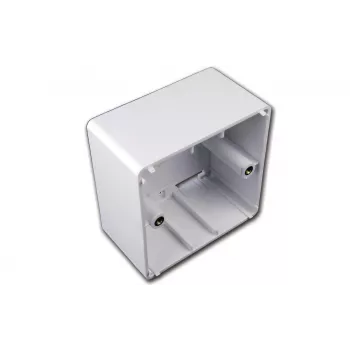 Wirewin Moldura de superfície para tomadas de dados, branco puro RAL 9010 (TKS-APR WS)