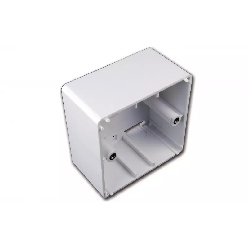 Wirewin Moldura de superfície para tomadas de dados, branco puro RAL 9010 (TKS-APR WS)