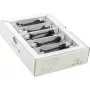 Wirewin SLIM-LS-K6A 0.1 BK 50 - Cabo de rede Slim 10 Gigabit Cat6a U/FTP, 0,1 m, preto, pack de 50