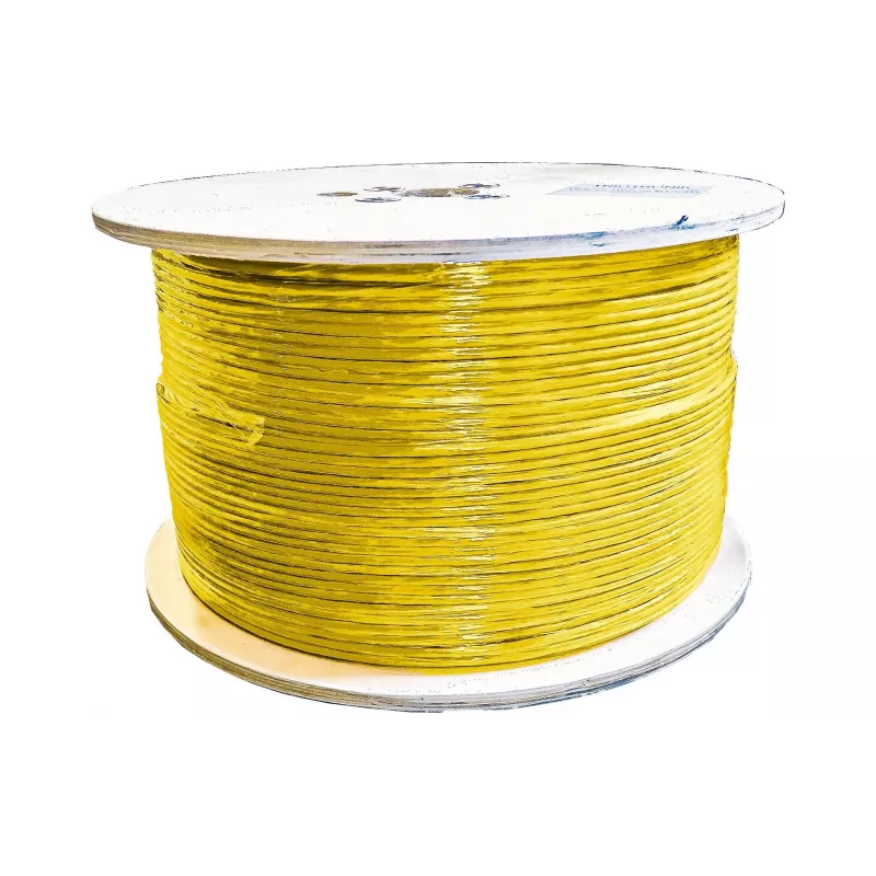 Wirewin VKW SFTP K7A LSOH3 500SX Cabo de rede Cat.7a S/FTP em embalagem grande, amarelo, 500 m