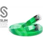 Cabo de patch Ethernet slim Wirewin Cat6 U/FTP 0,75m verde PKW-STP-SLIM-KAT6 0.75 GN