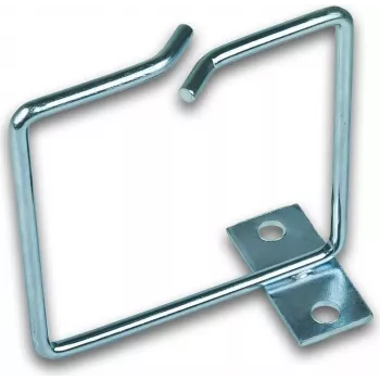 Anel de gestão de cabos metálico Wirewin 80x80mm, fixação à esquerda, preto KFH 80X80 LF/FG