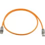 Cabo de patch industrial Wirewin CAT6A S/FTP, bainha PUR, anti-UV, laranja, 3,0 m PKW-I0-SF-K6A-PUR 3.0 OR