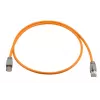 Cabo de patch industrial Wirewin CAT6A S/FTP, bainha PUR, anti-UV, laranja, 3,0 m PKW-I0-SF-K6A-PUR 3.0 OR
