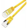 Cabo de patch light Wirewin SLIM KAT6A 10 Gigabit, U/FTP, Ø 3,8 mm, amarelo, 0,15 m (PKW-LIGHT-STP-K6A 0.15 GE)
