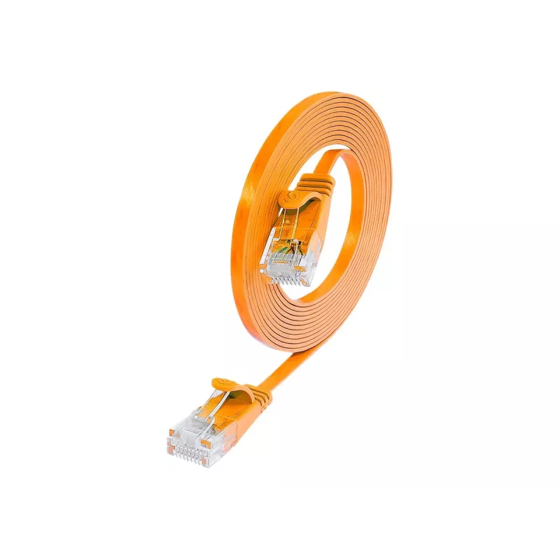 Cabo de patch slim Wirewin Cat.6 U/UTP, 0,25 m, laranja PKW-SLIM-KAT6 0.25 OR