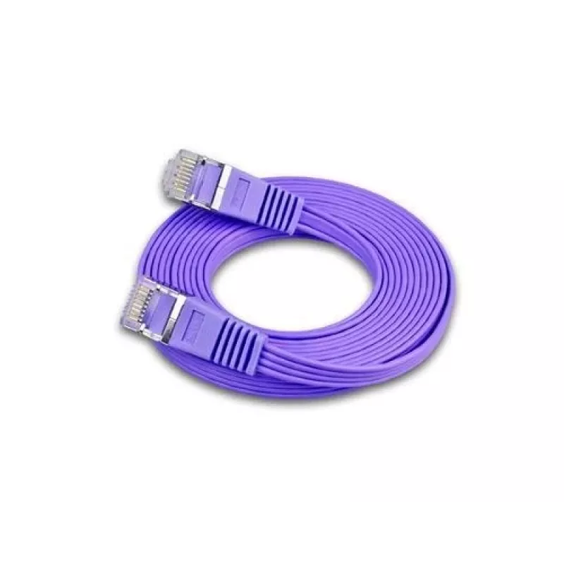 Cabo de patch slim Wirewin Triotronik Cat6 U/FTP, 10 m, violeta PKW-STP-SLIM-KAT6 10.0 VT