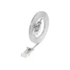 Cabo de patch Ethernet slim Wirewin Cat.6 U/UTP, RJ45, 0,25 m, branco PKW-SLIM-KAT6 0.25 WS