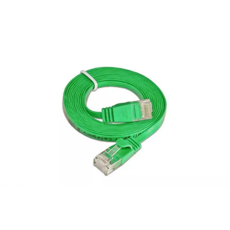 Cabo patch Ethernet Wirewin Cat.6 Slim U/UTP 15 m verde PKW-SLIM-KAT6 15.0 GN