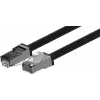 Cabo patch exterior Wirewin CAT6A S/FTP, 30 m, preto PKW-OUT-SF-K6A-PUR 30.0