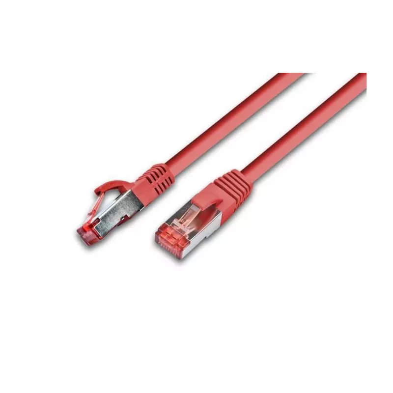 Cabo de rede Wirewin Cat.5e F/UTP 2 m RJ45 vermelho PKW-STP-K5E 2.0 RT