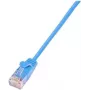 Cabo patch Ethernet Wirewin Triotronik PKW-LIGHT-K6 1.0 BL Cat6 UTP, ficha RJ45 macho a macho, 1 m, azul