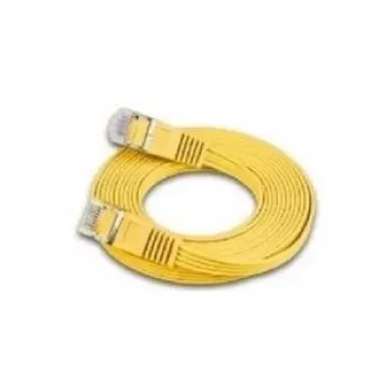 Cabo patch Wirewin Triotronik Cat6 U/UTP, 3 m, ficha RJ45 macho a macho, amarelo PKW-SLIM-KAT6 3.0 GE