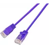 Cabo patch Wirewin SLIM KAT6A 10 Gigabit Light redondo, U/UTP, Ø 3,6 mm, violeta (SLIM-L-UU-K6A 0.25 VT)