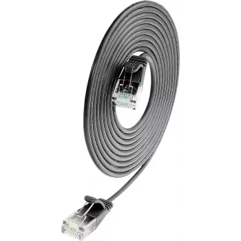 Cabo Wirewin SLIM UL6 2 SW - Cat.6 SLIM-Light, U/UTP, 2,0 m, preto (PKW-LIGHT-K6 2.0 SW)