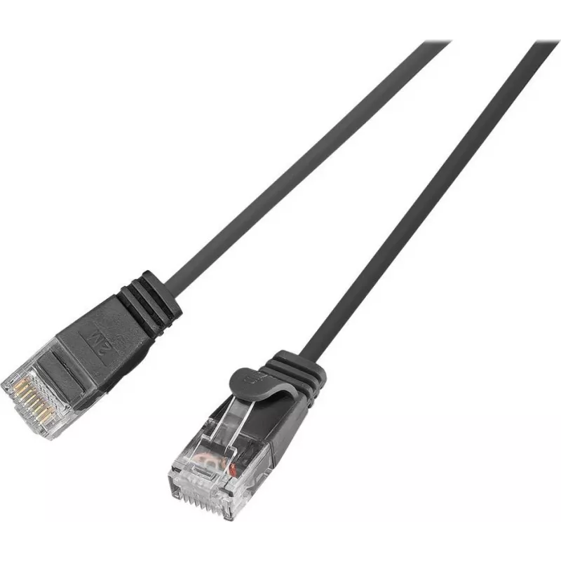 Cabo Wirewin SLIM UL6 2 SW - Cat.6 SLIM-Light, U/UTP, 2,0 m, preto (PKW-LIGHT-K6 2.0 SW)