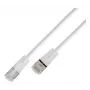 Cabo patch Wirewin SLIM KAT6A 10 Gigabit Light, U/UTP, Ø 3,6 mm, branco, 0,25 m SLIM-L-UU-K6A 0.25 WT